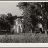 Old sugar plantation home which is now the FSA (Farm Security Administration) office on Terrebonne Project. Schriever, Louisiana.