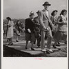 Spectators at the Point-to-Point Cup race of the Maryland Hunt Club. Worthington Valley, near Glyndon, Maryland.