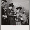 Spectators at the Point-to-Point Cup race of the Maryland Hunt Club. Worthington Valley, near Glyndon, Maryland.