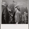 Spectators at the Point-to-Point Cup race of the Maryland Hunt Club. Worthington Valley, near Glyndon, Maryland.