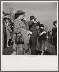 Spectators at the Point-to-Point Cup race of the Maryland Hunt Club. Worthington Valley, near Glyndon, Maryland.