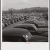 Parked cars for spectators. Point-to-Point Cup Horse race. Worthington Valley, near Glyndon, Maryland.