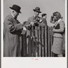 Looking at the gold cup. Horse races at Warrenton, Virginia.