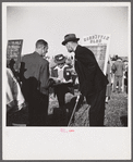 Bookies taking bets at horse races. Warrenton, Virginia.