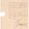 Letter from John Hancock to the Delegates of the Commonwealth of Massachusetts