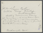 John Howard Payne's cottage. East side Main Street, south of Dunemere Lane. East Hampton, East Hampton