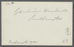 Gardiner's Windmill. East side Main Street, south of Gardiner's House of street leeding to Maidstone Inn. East Hampton, East Hampton
