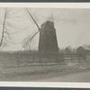 Gardiner's Windmill. East side Main Street, south of Gardiner's House of street leeding to Maidstone Inn. East Hampton, East Hampton