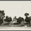 Burial Ground.  Thomas Gardiner's windmill in background. Tom's Pond (front view). East side Main Street, south of street leading to Maidstone Inn. East Hampton, East Hampton