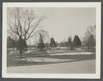Burial Ground (south side).  Thomas Gardiner's windmill in background. East side Main Street, south of street leading to Maidstone Inn. East Hampton, East Hampton