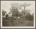 Lion Gardiner's tomb. South side burial ground. Colonel Abraham Gardiner's tombstone is on right in foreground. East Hampton, East Hampton