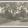 Former millhouse of Gardiner's windmill. Was a manicuring place. David Gardiner owner 1923. East side Main Street, south of road leading to Maidstone Inn. East Hampton, East Hampton