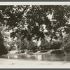 Town Pond and burial ground. Main Street. East Hampton, East Hampton