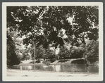Town Pond and burial ground. Main Street. East Hampton, East Hampton