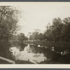 Photo of Town Pond and burial gound (oldest burial ground). North of Main Street. East Hampton, East Hampton