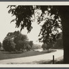 Photo of Town Pond and burial gound (oldest burial ground). Main Street, south end. East Hampton, East Hampton