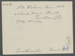 S.M. Osborne house. West side Main Street, opposite Lawyer Raymnd Smith's house. East Hampton, East Hampton