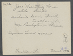 Jere Huntting's house. West side Main Street, opposite Presbyterian Chapel. East Hampton, East Hampton
