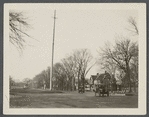 View of houses on west side of Main Street looking north. Southwest corner Buell's Lane alias Catherine Lane. East Hampton, East Hampton