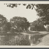 Osborne House. Hotel on right. View of Town Pond. North side Main Street. East Hampton, East Hampton