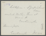 Post Office. Erected 1909 by Samuel H. Parsons after old building was destroyed by a fire. Samuel Jaffe's Luncheon on left. Main Street, west side Newton's house. East Hampton, East Hampton