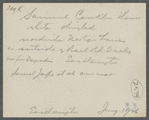Samuel Conklin house. Lewis Jones house later. Samuel Jaffee owner now. Built of timber of old Presbyterian Church. North side Newton's Lane, west side of Railroad tracks. East Hampton, East Hampton