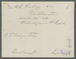 A.L. Hedges house. North side of Amagansett Road, lot adjoining west to D. Stratton's house, now Nathan Dayton's house. East Hampton, East Hampton