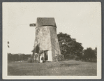 Hook Mill. Charles Hedges and Downing ran this mill. North Main Street, junction of Amagansett Road and Three Mile Harbor. East Hampton, East Hampton