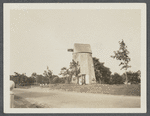 Hook Mill. Charles Hedges and Downing ran this mill. North Main Street, junction of Amagansett Road and Three Mile Harbor. Cemetery adjacent. East Hampton, East Hampton