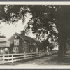 Dewitt C. Talmage house. South of railroad tracks and south of Dan Talmage house (brother). West side of North Main Street. East Hampton, East Hampton