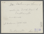 Daniel Talmage house. (Brother of Dewitt Talmage). West side North Main Street. East Hampton, East Hampton