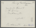 Harry Collum's house (1923). North side road to the Springs. East Hampton, East Hampton