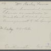 William Bailey's house. West side of Mail Route Road from Amagansett to the Springs. East Hampton, East Hampton