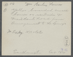 William Bailey's house. West side of Mail Route Road from Amagansett to the Springs. East Hampton, East Hampton
