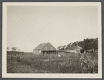 Joseph Miller's house. Formerly A.J. Bennett (1873). West of road leading to Gardiners Bay, East Harbor. Stood formerly on the road and was moved down the meadow. East Hampton, East Hampton