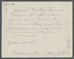 Joseph Miller's house. Formerly A.J. Bennett (1873). West of road leading to Gardiners Bay, East Harbor. Stood formerly on the road and was moved down the meadow. East Hampton, East Hampton