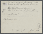 Abraham Parsons (1873). On road from Acabonack to Fire Place. East Hampton, East Hampton