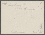 SenSpray House. E. Griffing (1912). On Beach Road, East Hampton Beach. East Hampton, East Hampton