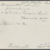 Cpt. John Dayton's house (1776). Bullet embedded in door shot from Bay. South side Bridgehampton Road, north end of Georgica Pond. East Hampton, East Hampton
