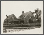 Cpt. John Dayton's house (1776). Bullet embedded in door. South side Bridgehampton Road, north end of Georgica Pond. East Hampton, East Hampton