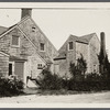 Cpt. John Dayton's house (1776). Bullet embedded in door shot from Bay. South side Bridgehampton Road, north end of Georgica Pond. East Hampton, East Hampton