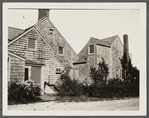 Cpt. John Dayton's house (1776). Bullet embedded in door shot from Bay. South side Bridgehampton Road, north end of Georgica Pond. East Hampton, East Hampton