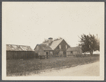 E. Strong's house. East  side of road from Wainscott to Bay Harbor, midway between Parsonage and Hedges Lane. Wainscott, East Hampton 