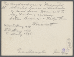E. Strong's house. East  side of road from Wainscott to Bay Harbor, midway between Parsonage and Hedges Lane. Wainscott, East Hampton 