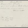 Mrs. King's house (1873). West of former District School No. 9. North side Main Road. Wainscott, East Hampton 