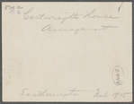 E.J . Cartwright's house. South side Main Street, west of Parsons house. Main Street opened 1672. Amagansett, East Hampton