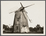 Windmill and windmill cottage. Windmill burned down July 1924. Abraham Parsons last owner. West side Windmill Lane, north of West Main Street. Amagansett, East Hampton
