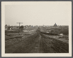 View. Eastern road to the beach looking south. Amagansett, East Hampton