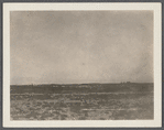 View. Montauk Station and Montauk Inn from hills. Montauk, East Hampton
