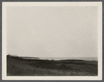 View from hills between Montauk Station and Parsons Inn, looking northwest. Rocky Point in distance. Montauk, East Hampton